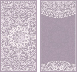 Wall Mural - vintage lace background with seamless floral pattern. ethnic fabrics, motifs. vector, abstract manda