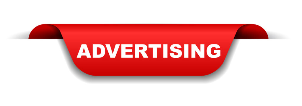 red banner advertising