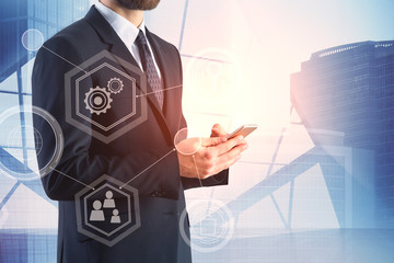 Poster - Future, communication and work concept