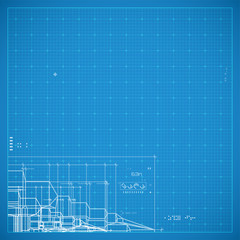 Poster - Abstract technological background. Vector illustration