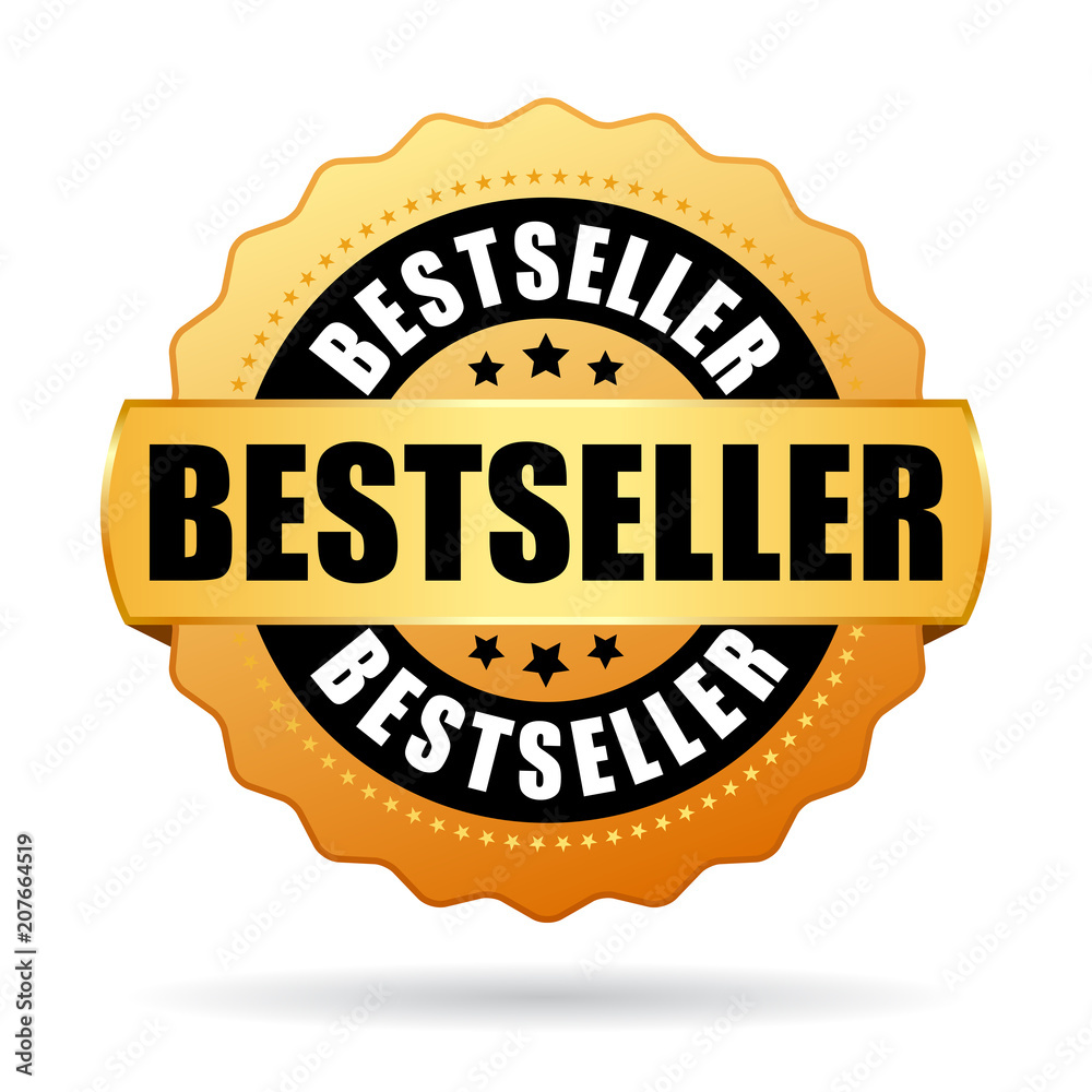 Bestseller business vector icon - obrazy, fototapety, plakaty 