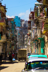 Naklejka na meble Havana Cuba Street scene