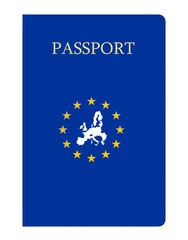 Canvas Print - Passeport européen