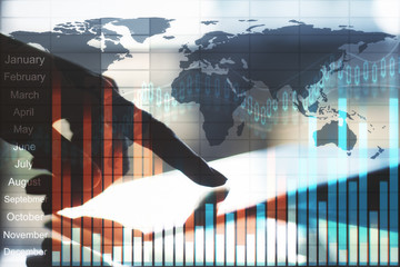 Poster - Technology, trade and analysis concept
