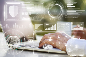 Poster - technology, innovation and future concept