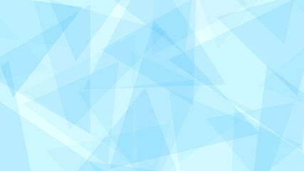 Wall Mural - abstarct background of translucent triangles in light blue colors