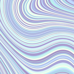 Poster - Abstract vector pattern. Curved wavy psychedelic irregular lines.