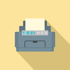 Poster - Laser printer icon. Flat illustration of laser printer vector icon for web design