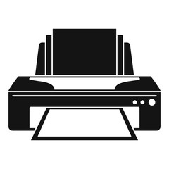 Poster - Jet printer icon. Simple illustration of jet printer vector icon for web design isolated on white background