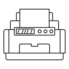 Poster - laser printer icon. outline illustration of laser printer vector icon for web design isolated on whi