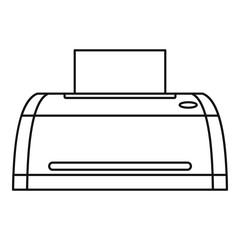 Poster - Digital printer icon. Outline illustration of digital printer vector icon for web design isolated on white background