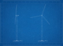 Wind Turbine Architect Blueprint