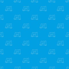 Poster - switzerland map pattern vector seamless blue repeat for any use