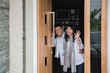 © Odua Images - welcoming family for eid mubarak celebration