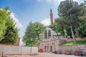 Wall Mural - View of Yildirim Bayezid complex in Bursa, Turkey