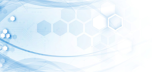 Aufkleber - Digital technology world. Business virtual concept. Vector background