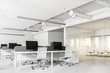 © ImageFlow - Open space office and meeting room side view