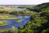 Fototapeta Natura - Vorskla river delta . Top view. Ukraine. Europe
