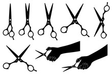Illustration Of Scissors Isolated On White