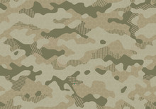 Seamless Futuristic Camouflage Pattern