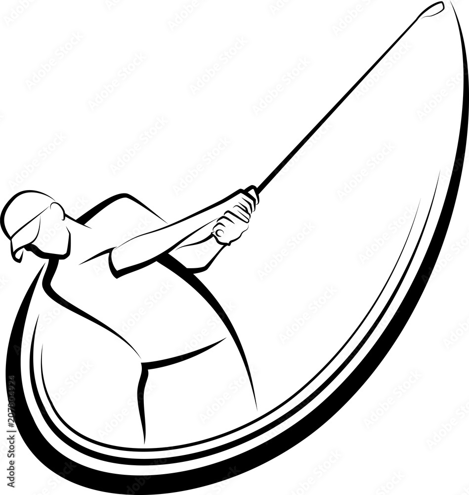 Male Golf Swing Foto Poster Wandbilder Bei Europosters