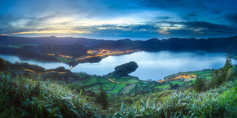 Wall Mural - mountain landscape ponta delgada island, azores