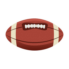 Canvas Print - balloon american football icon vector illustration design