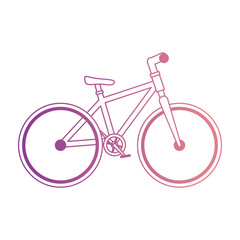 Canvas Print - bicycle vehicle isolated icon vector illustration design