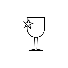 Poster - sign of breaking objects outline icon. Element of logistic icon for mobile concept and web apps. Thin line sign of breaking objects outline icon can be used for web and mobile