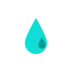 Aufkleber - water drop icon. Element of web icon for mobile concept and web apps. Colored isolated water drop icon can be used for web and mobile. Premium icon