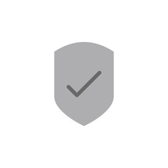 Aufkleber - shield with a tick icon. Element of web icon for mobile concept and web apps. Colored isolated shield with a tick icon can be used for web and mobile. Premium icon