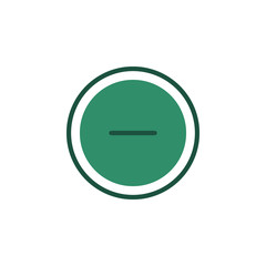 Aufkleber - prohibition icon. Element of web icon for mobile concept and web apps. Colored isolated prohibition icon can be used for web and mobile. Premium icon