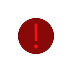 Aufkleber - exclamation point icon. element of web icon for mobile concept and web apps. colored isolated exclam