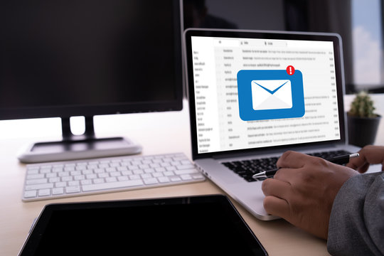 Mail Communication Connection message to mailing contacts phone Global Letters Concept