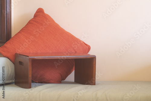 Modern Sofa Bed And Backrest Pillow At Living Room Area Buy This