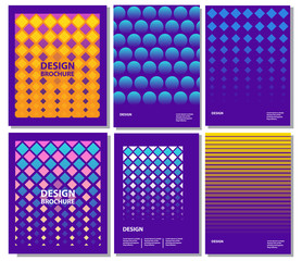 business brochure concept of design of the booklet. creative template of a cover of the book or flye