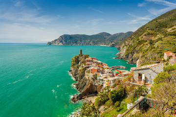 Poster - Cinque Terre, Italy. Vernazza