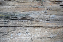 Close Up Of Sediment Layers