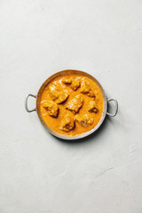 Wall Mural - Traditional curry on concrete background