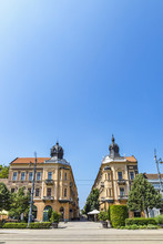 Piac Utca, The Major Street Of Debrecen City, Hungary