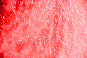 Slices of fresh juicy seedless red watermelon ideal for summer heat