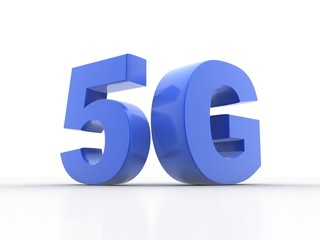Poster - 3d rendering 5G Network 5G Connection
