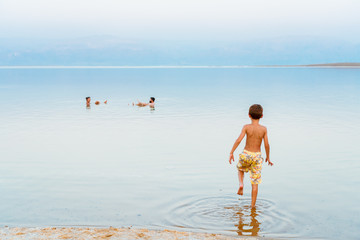 Family vacation at Dead sea