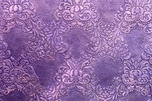 Beautiful Purple Background, Acrylic Paint, Vintage Oriental Pattern 