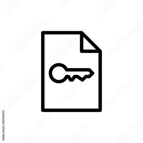Keyword Icon Vector Illustration Stock Vector Adobe Stock