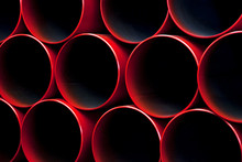 Pattern Of Big Red Pipes