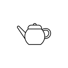 Poster - kettle outline icon. Element of kitchen tools icon for mobile concept and web apps. Thin line kettle outline icon can be used for web and mobile
