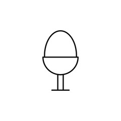 Poster - egg outline icon. Element of kitchen tools icon for mobile concept and web apps. Thin line egg outline icon can be used for web and mobile