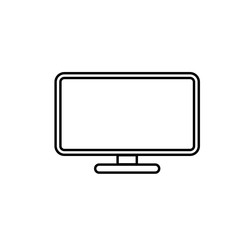 Poster - TV outline icon. Element of equipment icon for mobile concept and web apps. Thin line TV outline icon can be used for web and mobile