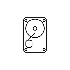 Poster - gramophone outline icon. Element of equipment icon for mobile concept and web apps. Thin line gramophone outline icon can be used for web and mobile